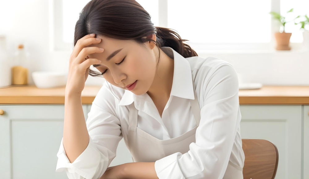 스트레스 받는 여성