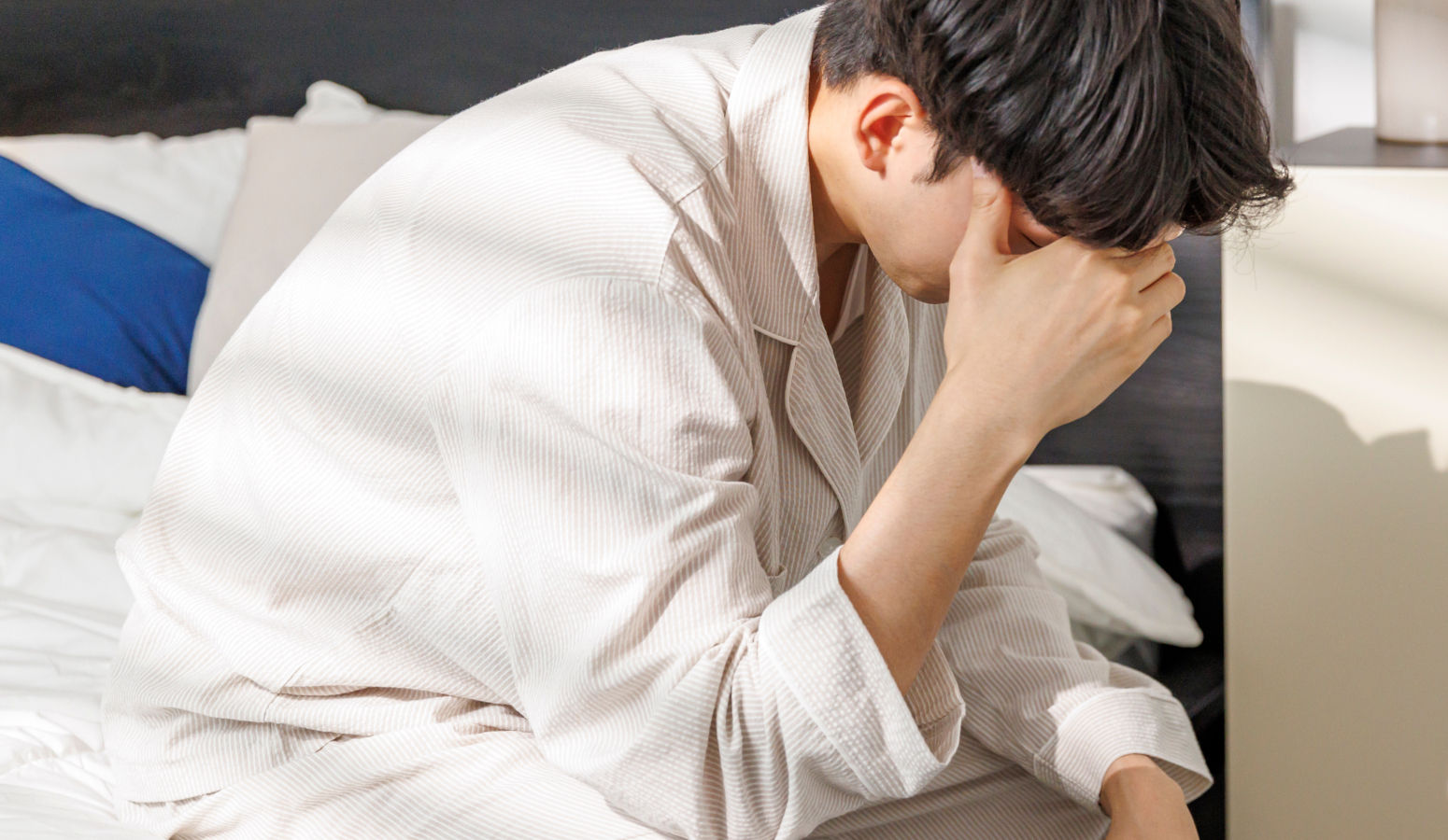 스트레스 받는 남성