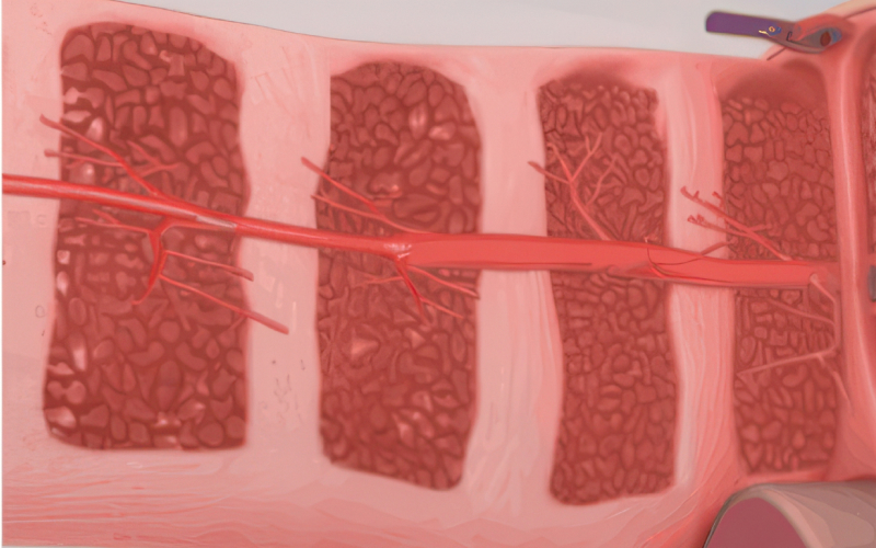 근육과 신경의 발기조직 재생 일러스트