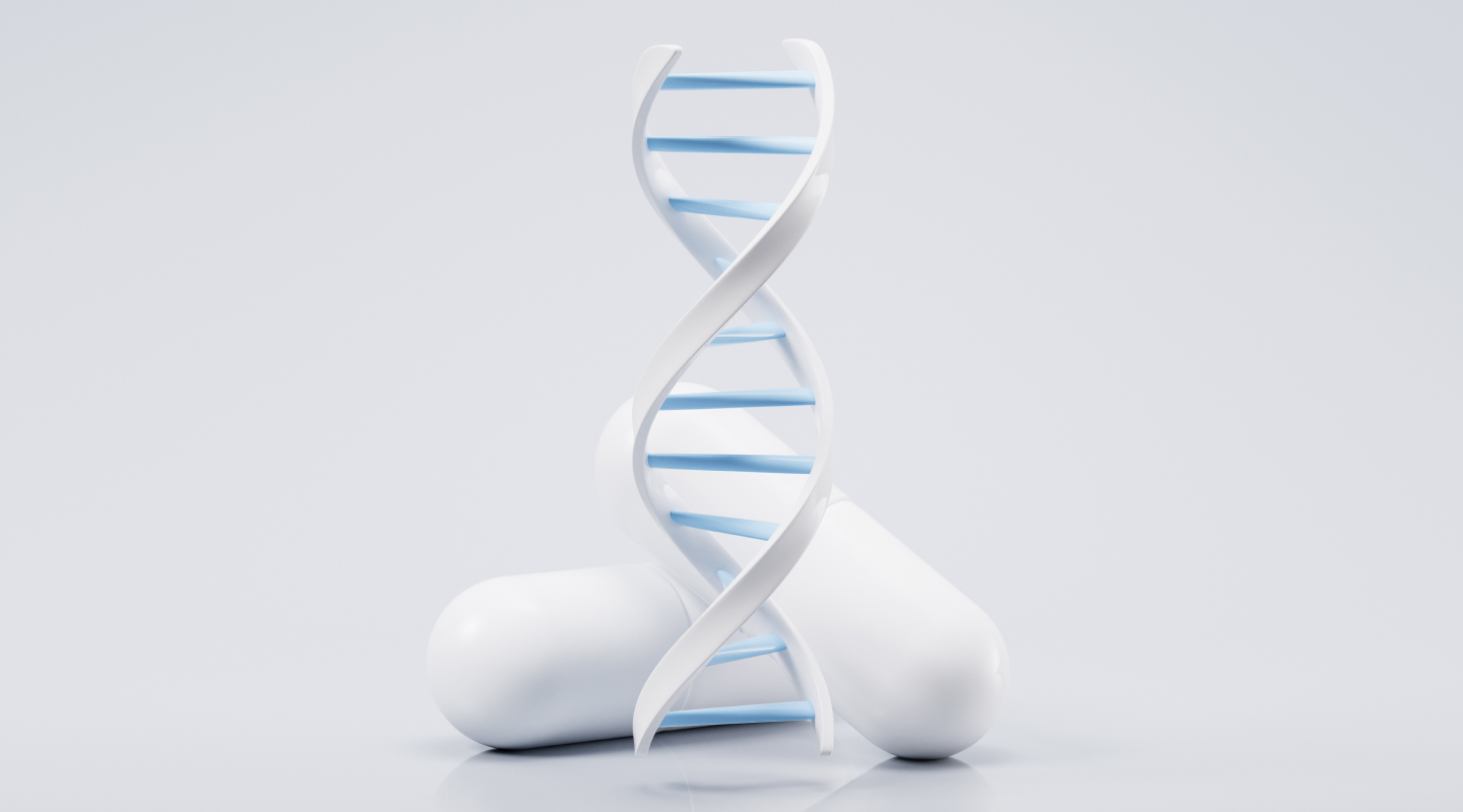 약과 DNA 일러스트