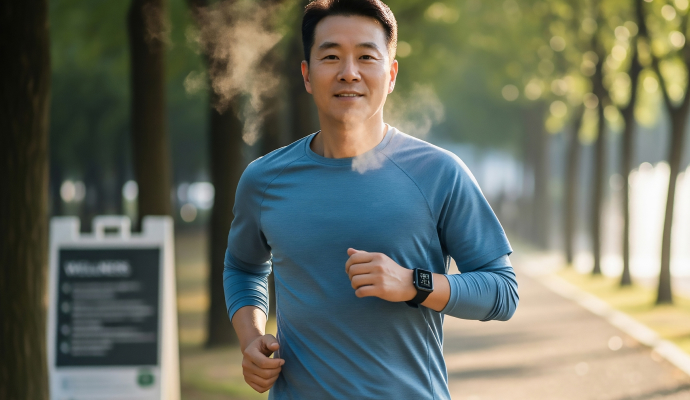 조깅 중인 남성