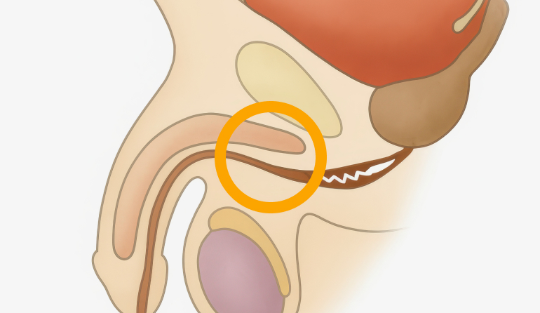요도협착 일러스트